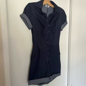 Cute Unique Vintage Denim Mini Romper - New, Amazing Condition!